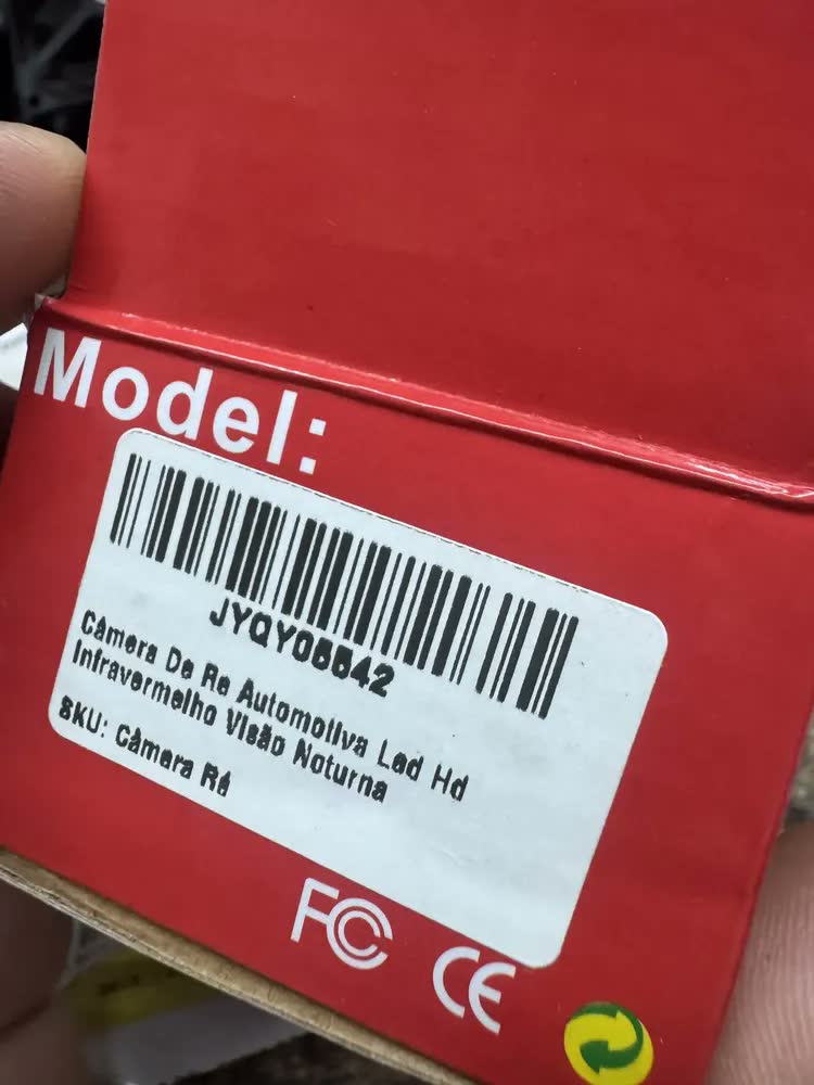 foto de Câmera De Re Automotiva Led Hd Infravermelho Visão Noturna Colorida Universal Veicular Carro Borboleta 2 Em 1 A Prova D'agua