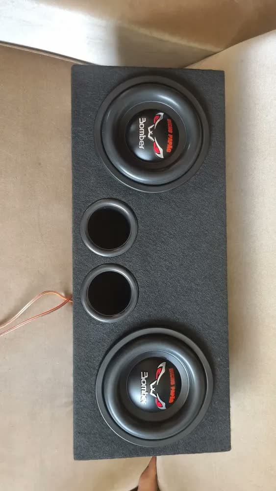 foto de Alto Falante Subwoofer Bomber 8 Polegadas 600w Grave Absurdo Preto
