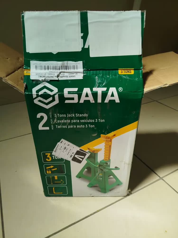 foto de Cavalete Automotivo Sata Ajustável para 3 Toneladas