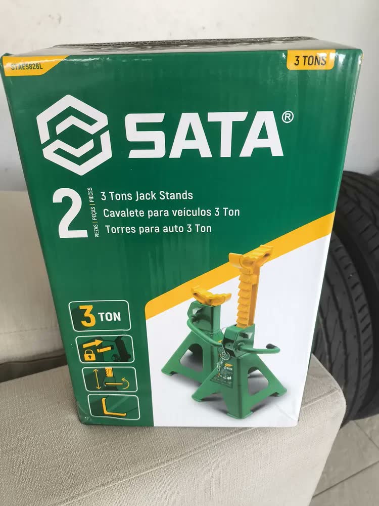 foto de Cavalete Automotivo Sata Ajustável para 3 Toneladas