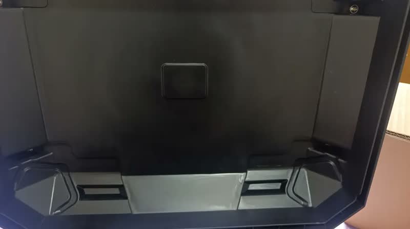 foto de Bauleto Baú Moto 45 Litros Universal Forro E Base Reforçado Cor Preto