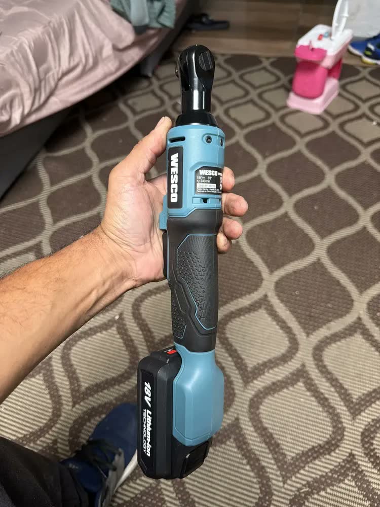 foto de Chave Catraca 3/8 Sem Bateria Wesco Azul-petróleo