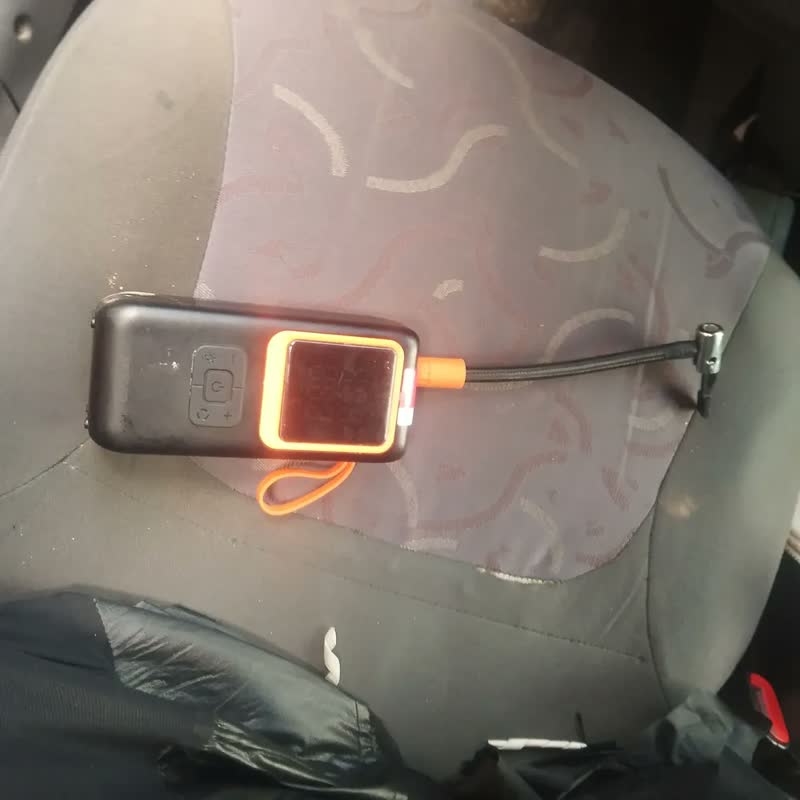 foto de Compressor Portátil 150PSI Bomba De Ar E Inflador De Pneus Turbo Air Automotivo Para Carro, Moto, Bicicleta E Bola, Calibrador Inteligente