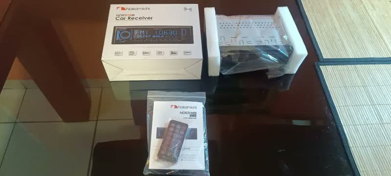 foto de Rádio Automotivo Nakamichi Nqe514b Mp3 Bluetooth Usb Infra Vermelho Som Carro