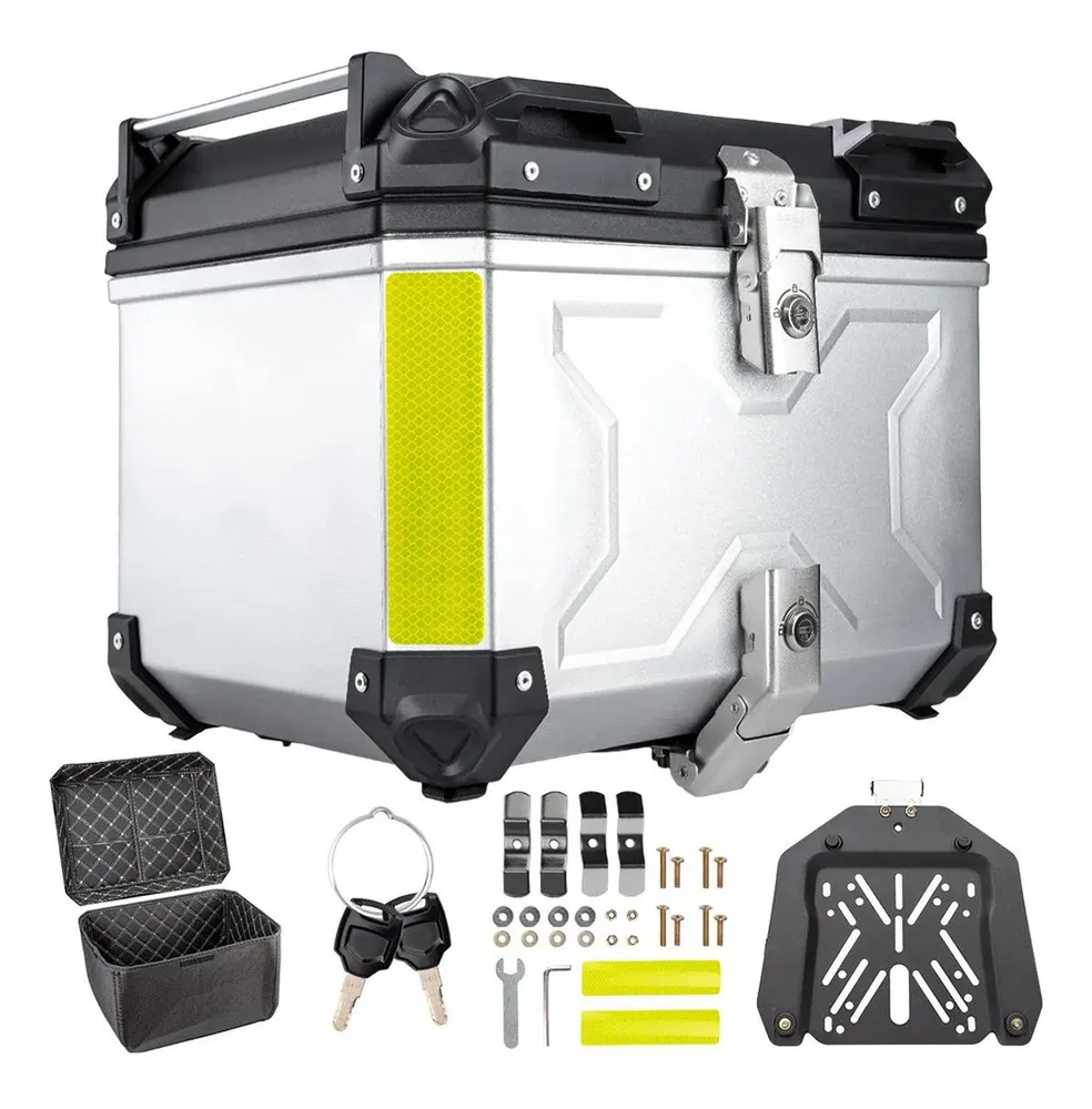 Bauleto Aluminio 45l Reforçado C/base De Fixação Univers