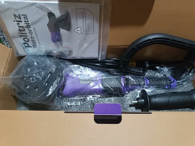 foto de Politriz Roto Orbital Zacs 5 Pol De 900w De 110v Ou Cor Púrpura