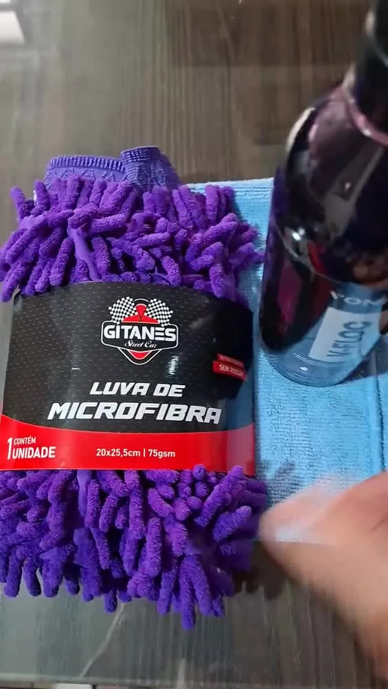 foto de Shampoo V-floc Vonixx + Toalha Microfibra + Luva Microfibra