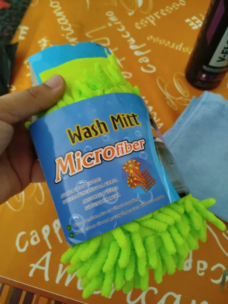 foto de Shampoo V-floc Vonixx + Toalha Microfibra + Luva Microfibra