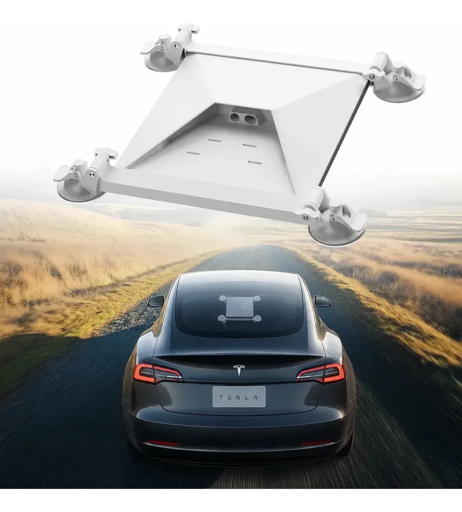 Suporte Veicular Reforçado Para Starlink Mini Com 4 Ventosas Case Carro Compativel Painel Para-brisa Vidros Carro Teto Solar Sagatini