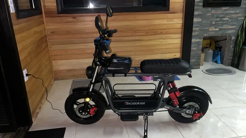 foto de Scooter Elétrico Dx5 Motor 1500w Adulto Max 55km/h Caixa 1/2 Preto