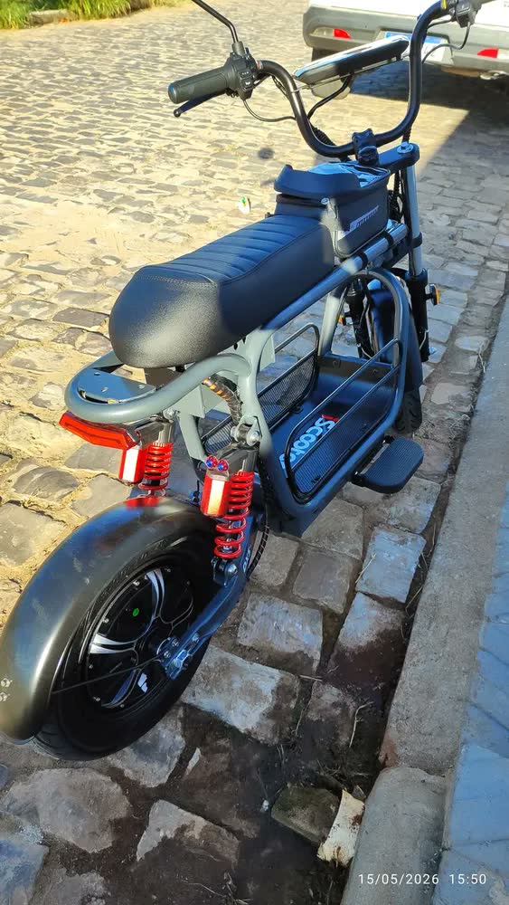 foto de Scooter Elétrico Dx5 Motor 1500w Adulto Max 55km/h Caixa 1/2 Preto