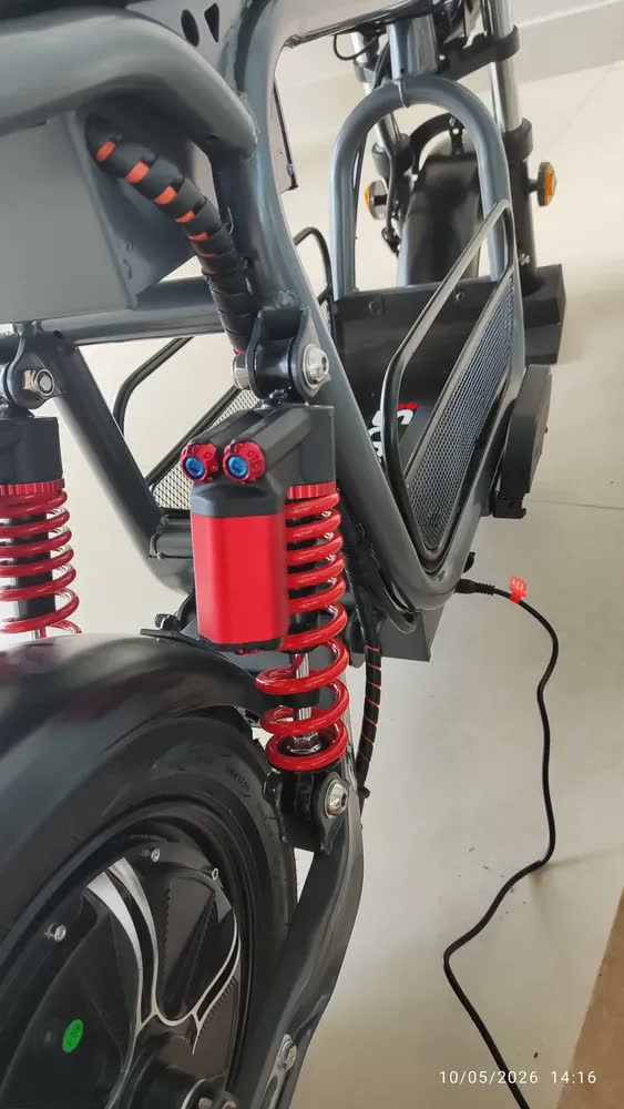 foto de Scooter Elétrico Dx5 Motor 1500w Adulto Max 55km/h Caixa 1/2 Preto